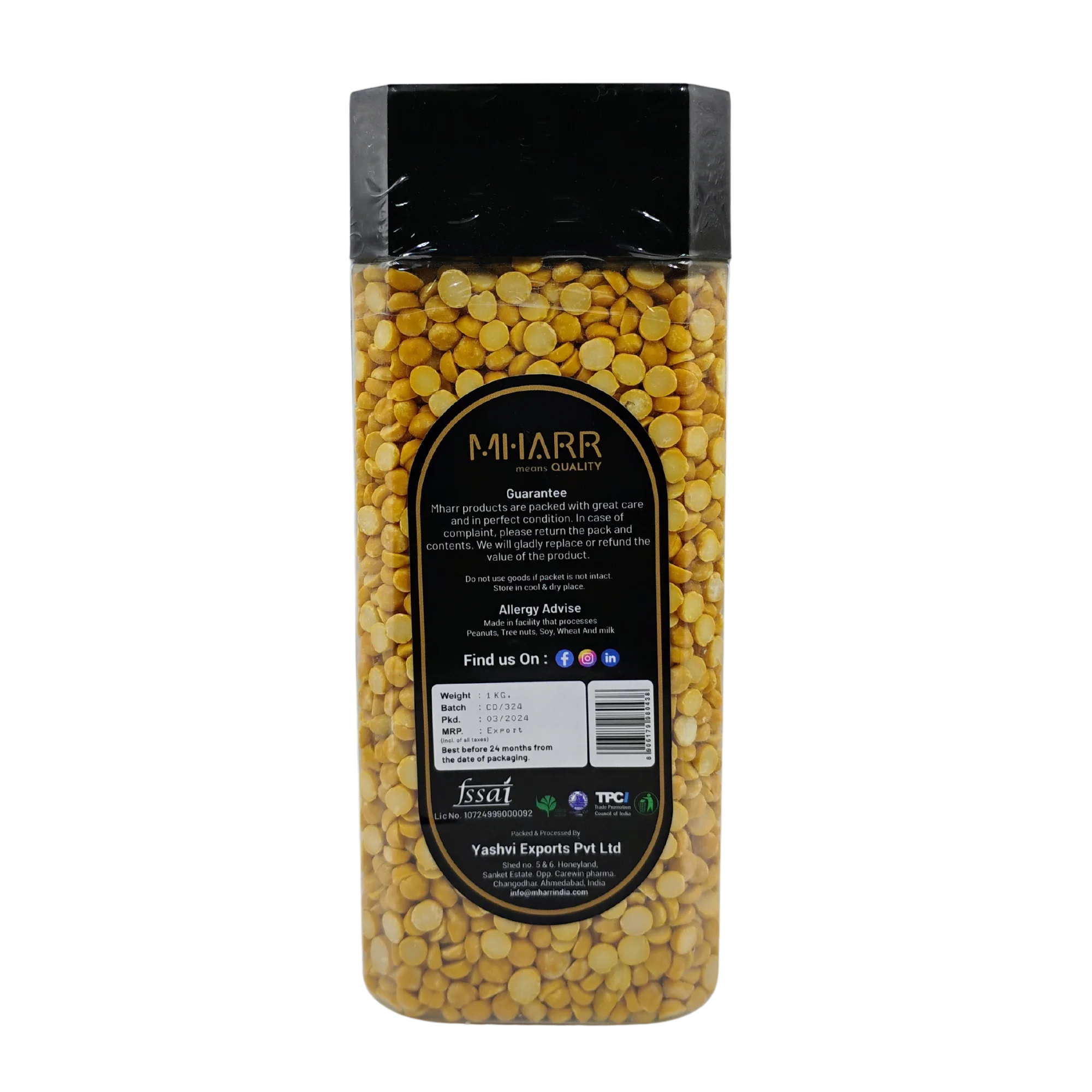 Chana Dal (Jar) | Mharr India