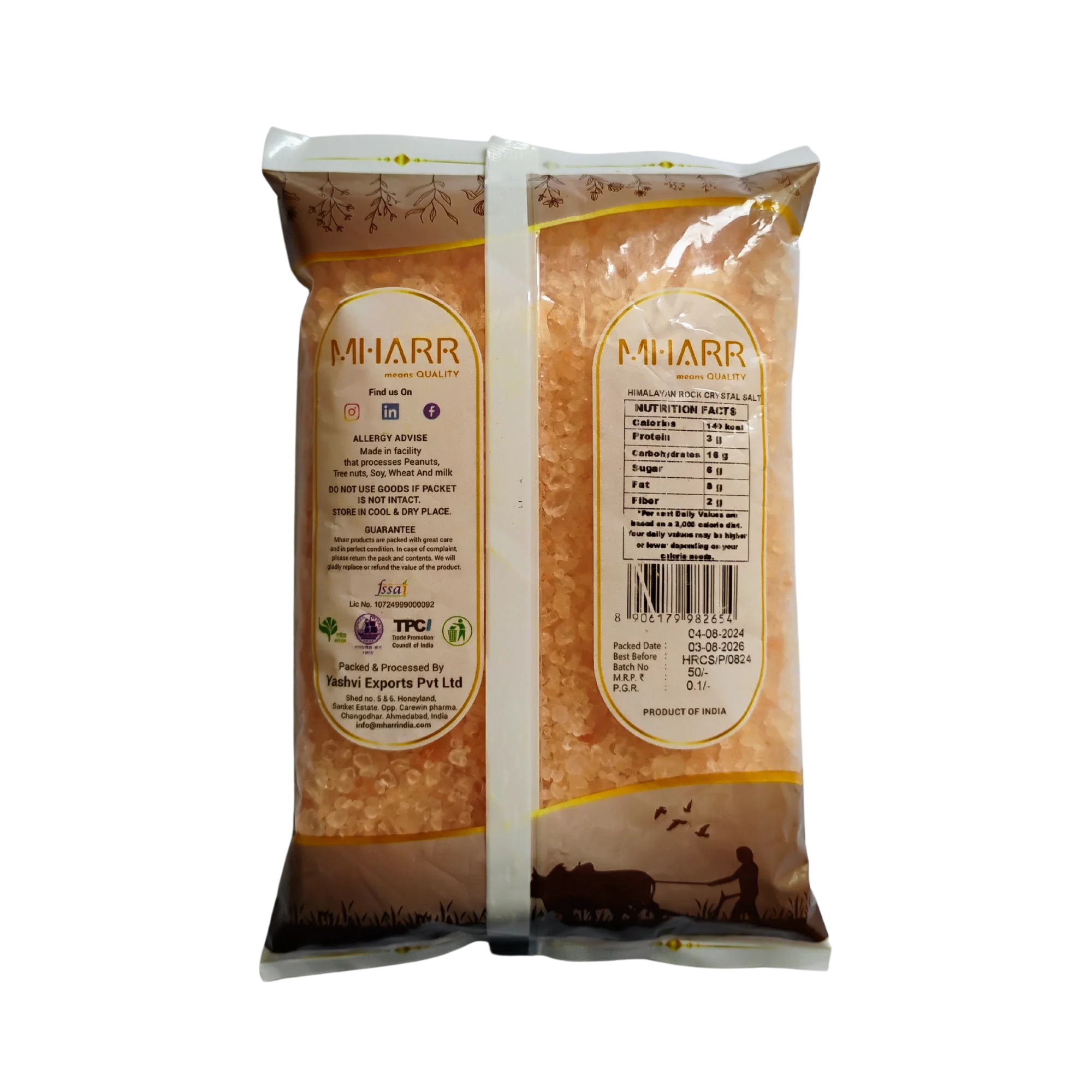 Himalayan Pink Salt (Pouch) | Mharr India