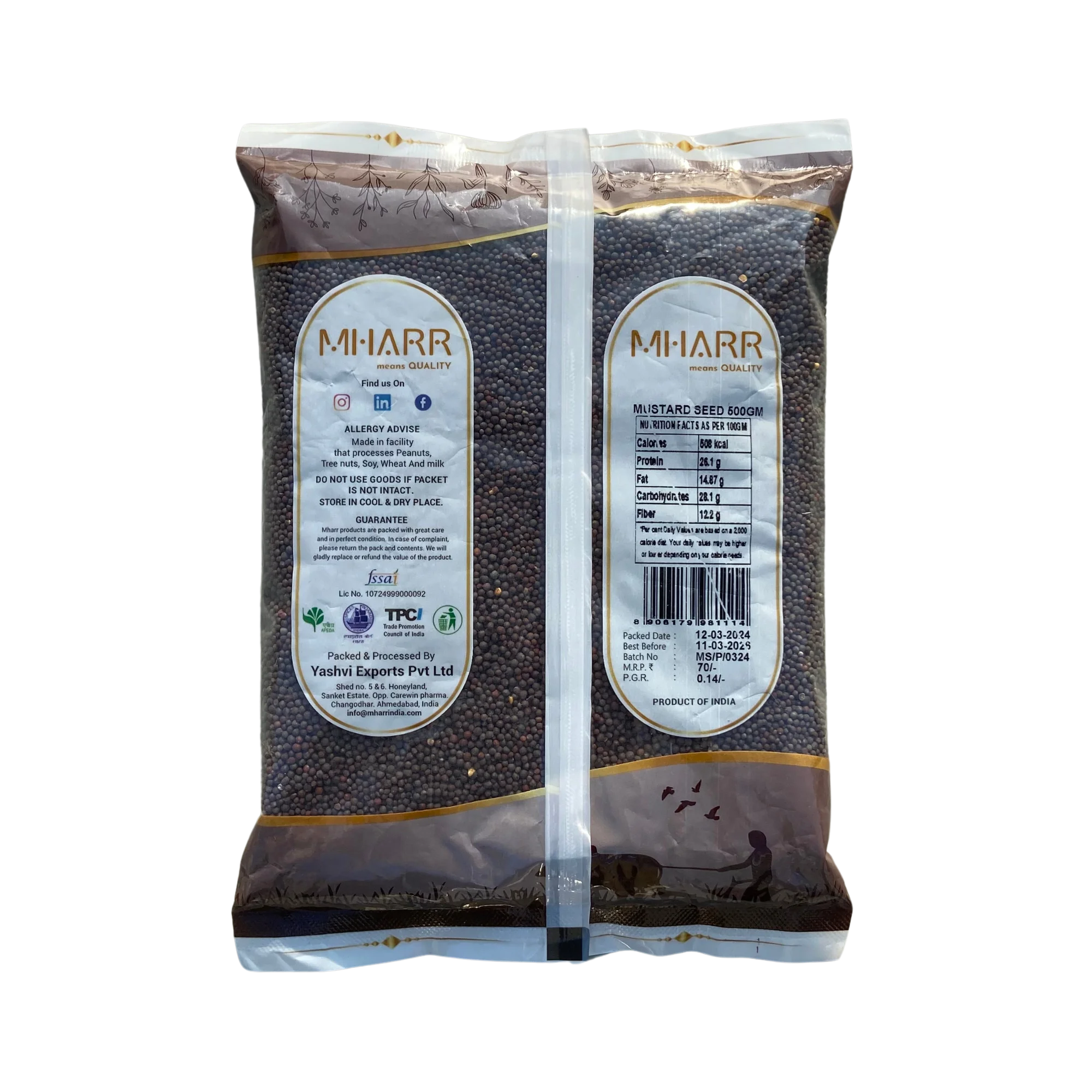 Mustard Seed (Pouch) | Mharr India